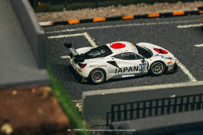 Load image into Gallery viewer, Ferrari 488 GT3 FIA GT NATIONS CUP 2018 TARMAC WORKS 1:64
