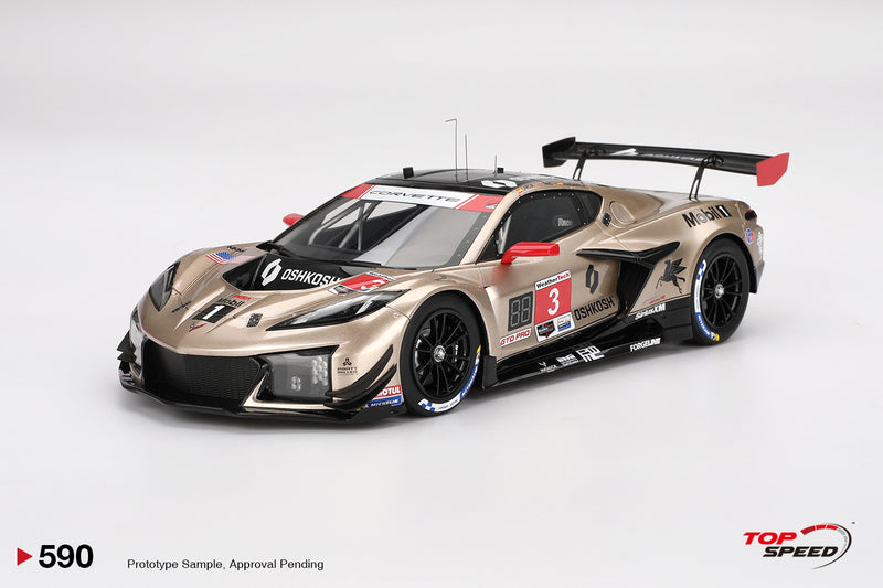 Load image into Gallery viewer, Chevrolet CORVETTE Z06 GT3.R #3 CORVETTE RACING BY PRATT MILLER MOTORSPORTS SEBRING 12 HRS 2024 TOP SPEED 1:18
