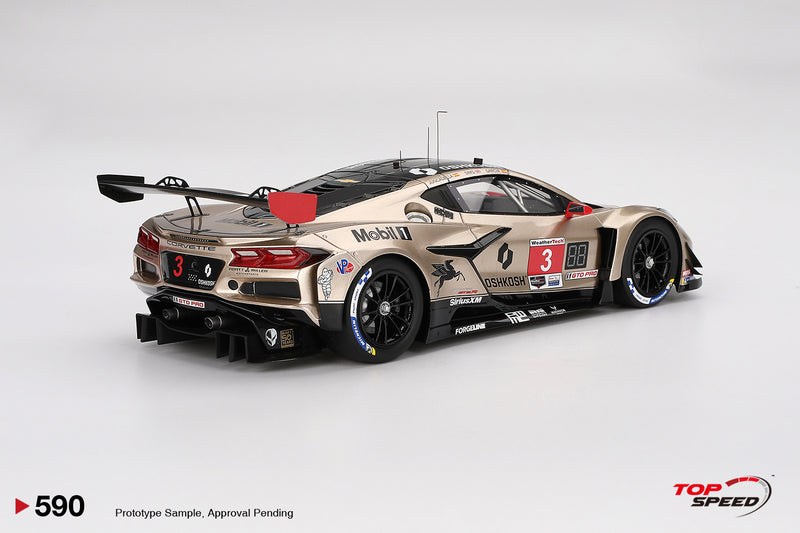 Load image into Gallery viewer, Chevrolet CORVETTE Z06 GT3.R #3 CORVETTE RACING BY PRATT MILLER MOTORSPORTS SEBRING 12 HRS 2024 TOP SPEED 1:18
