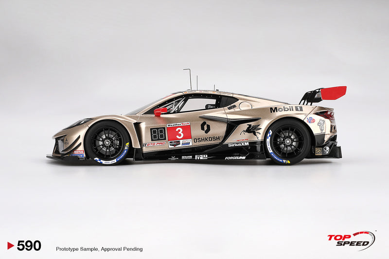 Load image into Gallery viewer, Chevrolet CORVETTE Z06 GT3.R #3 CORVETTE RACING BY PRATT MILLER MOTORSPORTS SEBRING 12 HRS 2024 TOP SPEED 1:18
