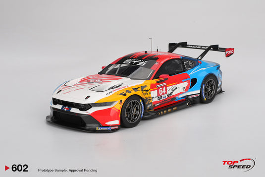 Ford MUSTANG GT3 #64 FORD MULTIMATIC MOTORSPORTS LAGUNA SECA 2024 TOP SPEED 1:18