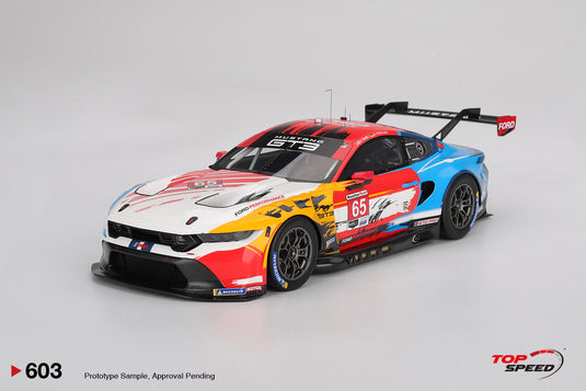 Ford MUSTANG GT3 #65 FORD MULTIMATIC MOTORSPORTS LAGUNA SECA 2024 TOP SPEED 1:18