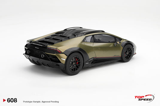 LAMBORGHINI HURACAN STERRATO GREEN GEA MATT 2024 TOP SPEED 1:18