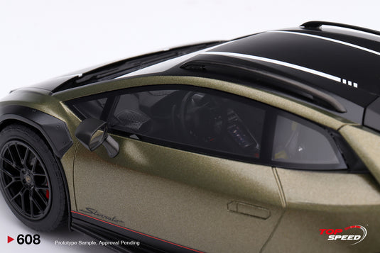 LAMBORGHINI HURACAN STERRATO GREEN GEA MATT 2024 TOP SPEED 1:18