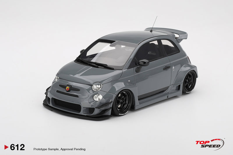 Load image into Gallery viewer, Fiat ABARTH 595 X ABAS LB-WORKS 2025 GREY TOP SPEED 1:18

