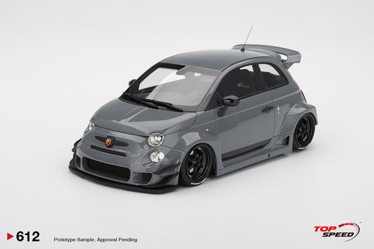 Fiat ABARTH 595 X ABAS LB-WORKS 2025 GREY TOP SPEED 1:18