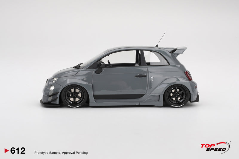 Load image into Gallery viewer, Fiat ABARTH 595 X ABAS LB-WORKS 2025 GREY TOP SPEED 1:18
