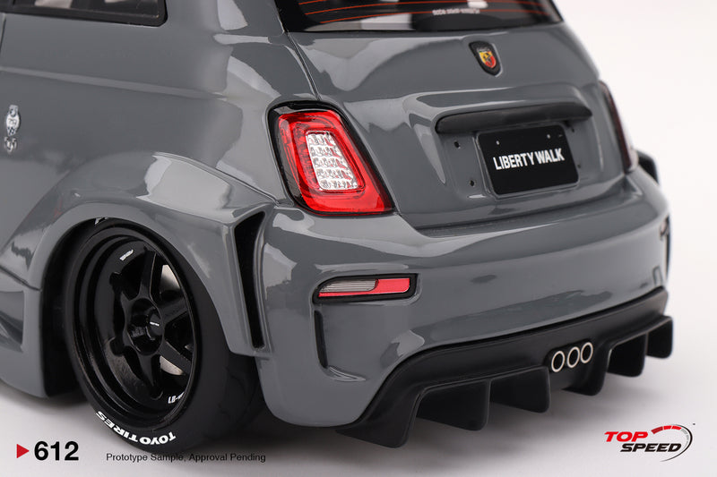 Load image into Gallery viewer, Fiat ABARTH 595 X ABAS LB-WORKS 2025 GREY TOP SPEED 1:18
