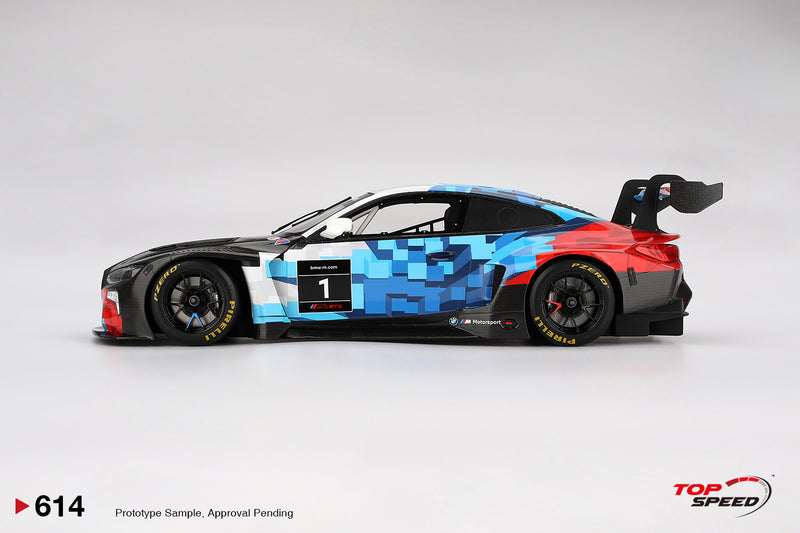 Load image into Gallery viewer, Bmw M4 (G82) GT3 EVO PRESENTATION 2024 TOP SPEED 1:18
