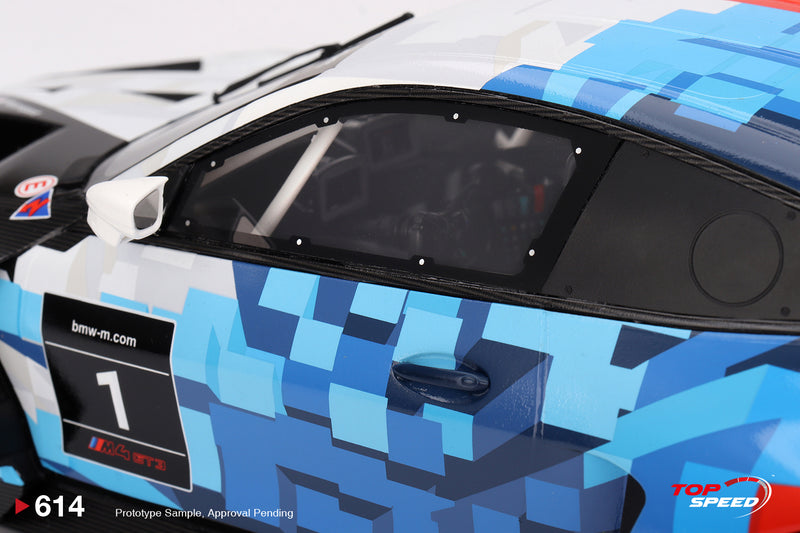 Load image into Gallery viewer, Bmw M4 (G82) GT3 EVO PRESENTATION 2024 TOP SPEED 1:18
