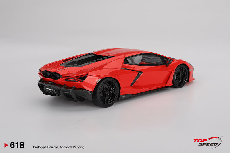 Load image into Gallery viewer, Lamborghini REVUELTO ARANCIO DAC LUCIDO 2024 TOP SPEED 1:18
