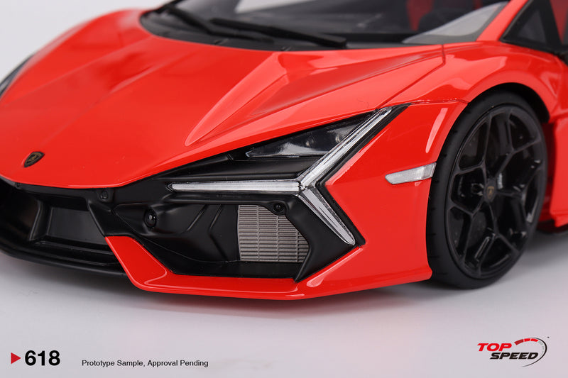 Load image into Gallery viewer, Lamborghini REVUELTO ARANCIO DAC LUCIDO 2024 TOP SPEED 1:18
