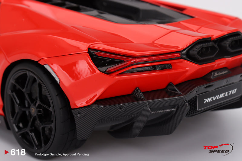 Load image into Gallery viewer, Lamborghini REVUELTO ARANCIO DAC LUCIDO 2024 TOP SPEED 1:18
