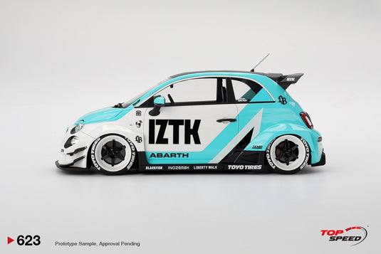 FIAT 595 ABARTH LB-WORKS X ABAS WORKS IZTK 2024 TOP SPEED 1:18