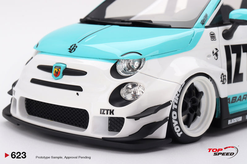 Load image into Gallery viewer, FIAT 595 ABARTH LB-WORKS X ABAS WORKS IZTK 2024 TOP SPEED 1:18
