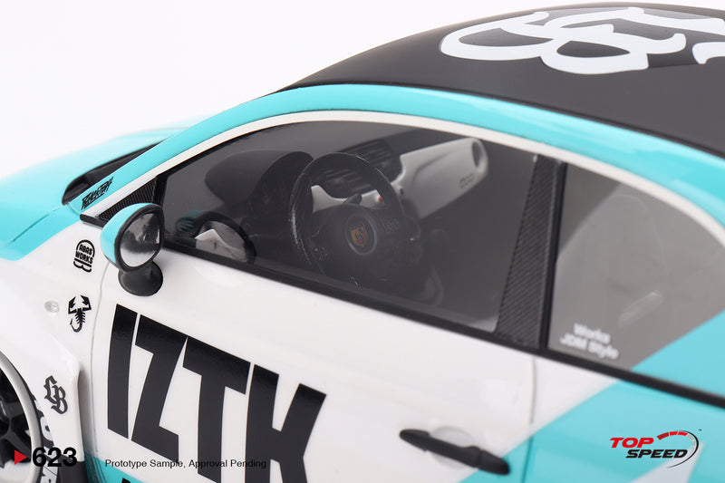Load image into Gallery viewer, FIAT 595 ABARTH LB-WORKS X ABAS WORKS IZTK 2024 TOP SPEED 1:18
