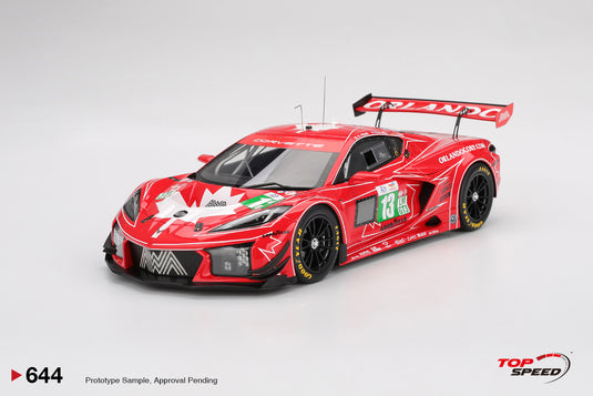 Chevrolet CORVETTE GT3 R #13 AWA RACING LE MANS 24 UUR 2025 TOP SPEED 1:18