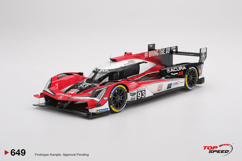 Laad de afbeelding in de Gallery-viewer, Acura ARX-06 #93 Acura Meyer Shank Racing 2025 IMSA Sebring 12 Uur TOP SPEED 1:18
