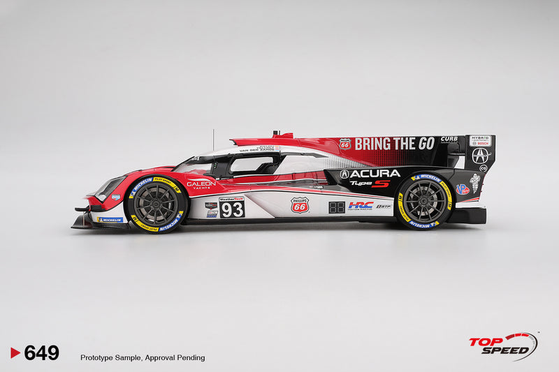Laad de afbeelding in de Gallery-viewer, Acura ARX-06 #93 Acura Meyer Shank Racing 2025 IMSA Sebring 12 Uur TOP SPEED 1:18
