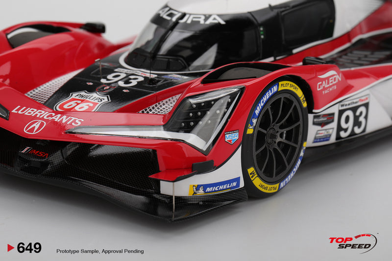 Laad de afbeelding in de Gallery-viewer, Acura ARX-06 #93 Acura Meyer Shank Racing 2025 IMSA Sebring 12 Uur TOP SPEED 1:18
