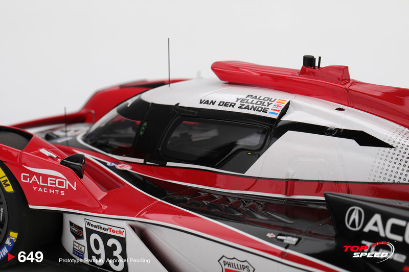 Laad de afbeelding in de Gallery-viewer, Acura ARX-06 #93 Acura Meyer Shank Racing 2025 IMSA Sebring 12 Uur TOP SPEED 1:18
