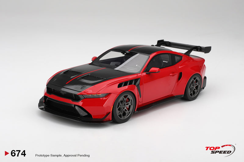 Load image into Gallery viewer, Ford MUSTANG GTD RACE RED 2025 TOP SPEED 1:18
