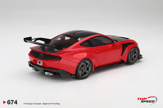 Ford MUSTANG GTD RACE RED 2025 TOP SPEED 1:18