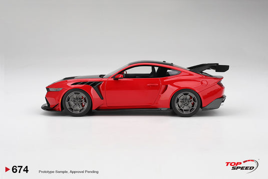 Ford MUSTANG GTD RACE RED 2025 TOP SPEED 1:18