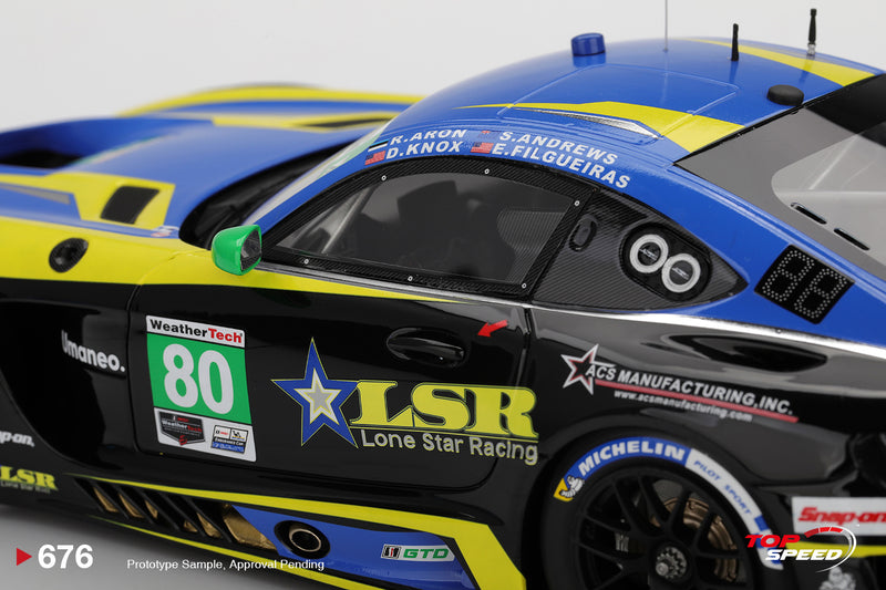 Load image into Gallery viewer, Mercedes-AMG GT3 EVO #80 Lone Star Racing 2025 IMSA Daytona 24 Hrs TOP SPEED 1:18
