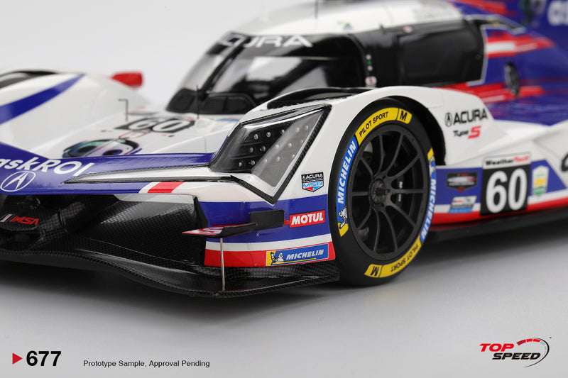Chargez l&#39;image dans la visionneuse de la galerie, Acura ARX-06 #60 Acura Meyer Shank Racing 2025 IMSA Daytona 24 Heures TOP SPEED 1:18
