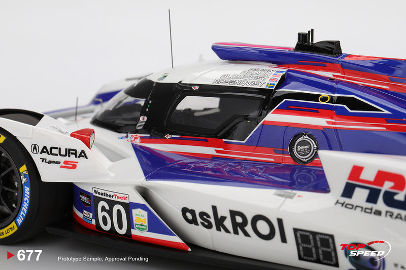 Chargez l&#39;image dans la visionneuse de la galerie, Acura ARX-06 #60 Acura Meyer Shank Racing 2025 IMSA Daytona 24 Heures TOP SPEED 1:18
