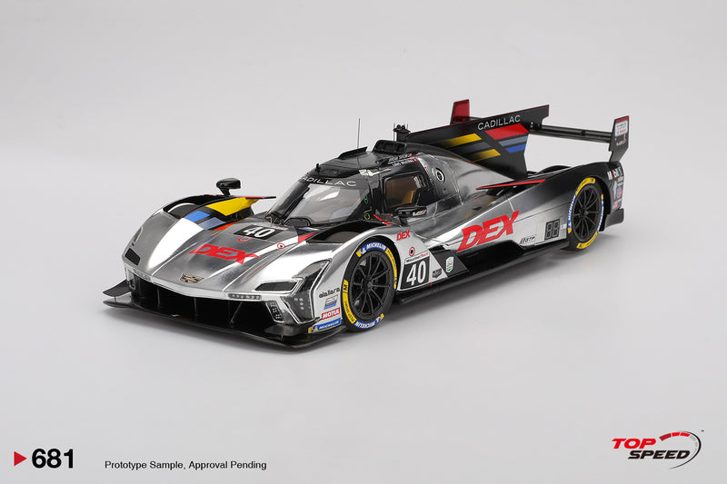 Laad de afbeelding in de Gallery-viewer, Cadillac V-SERIES.R #40 CADILLAC WAYNE TAYLOR RACING DAYTONA 24 UUR 2025 TOP SPEED 1:18
