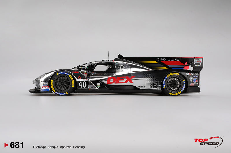 Laad de afbeelding in de Gallery-viewer, Cadillac V-SERIES.R #40 CADILLAC WAYNE TAYLOR RACING DAYTONA 24 UUR 2025 TOP SPEED 1:18
