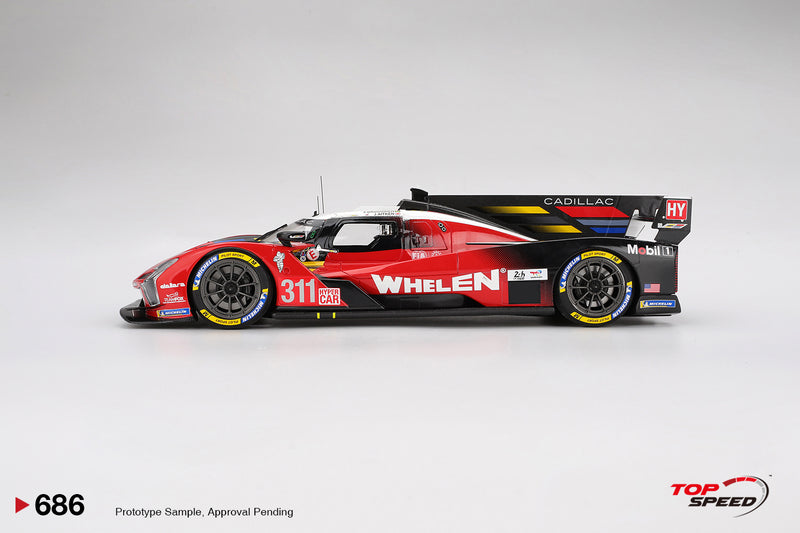 Laad de afbeelding in de Gallery-viewer, Cadillac V-SERIES.R #311 CADILLAC WHELEN LE MANS 24 UUR 2025 TOP SPEED 1:18
