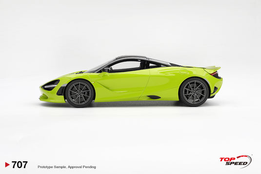 MCLAREN 750S LIME GREEN 2025 TOP SPEED 1:18