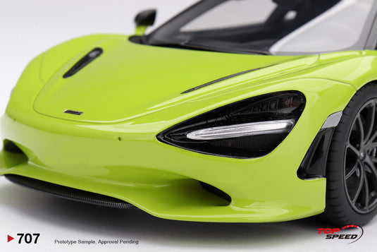 MCLAREN 750S LIME GREEN 2025 TOP SPEED 1:18