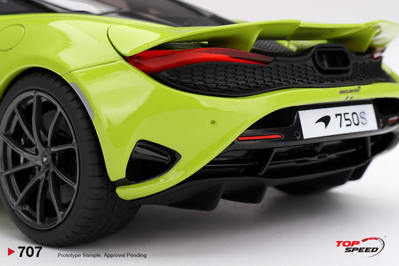 Load image into Gallery viewer, MCLAREN 750S LIME GREEN 2025 TOP SPEED 1:18
