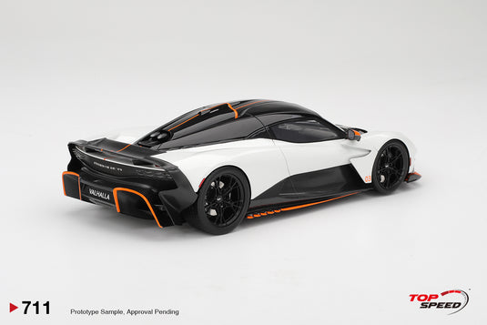 Aston Martin VALHALLA LUNAR WHITE 2025 TOP SPEED 1:18