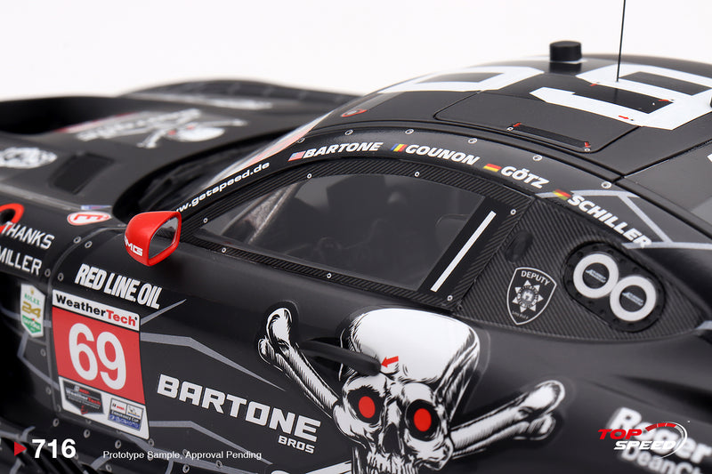 Chargez l'image dans la visionneuse de la galerie, MERCEDES-BENZ AMG GT3 #69 GETSPEED DAYTONA 24 HRS 2026 TOP SPEED 1:18
