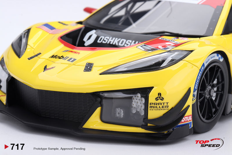 Chargez l'image dans la visionneuse de la galerie, CHEVROLET CORVETTE Z06 GT3.R #3 CORVETTE RACING BY PRATT MILLER MOTORSPORTS DAYTONA 24 HRS 2026 TOP SPEED 1:18
