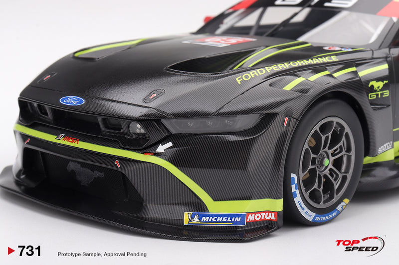 Chargez l'image dans la visionneuse de la galerie, FORD MUSTANG GT3 #65 FORD MULTIMATIC MOTORSPORTS VIR 2025 TOP SPEED 1:18
