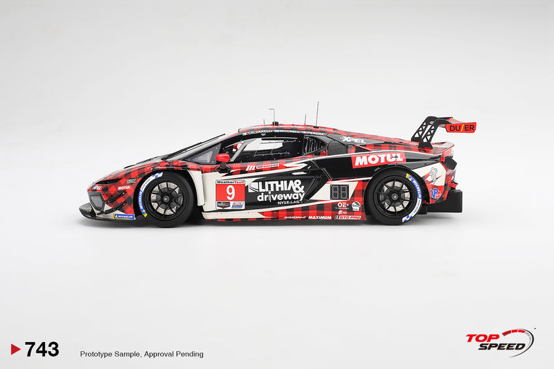 Chargez l'image dans la visionneuse de la galerie, LAMBORGHINI TEMERARIO GT3 #9 PFAFF MOTORSPORTS SEBRING 12 HRS 2026 TOP SPEED 1:18
