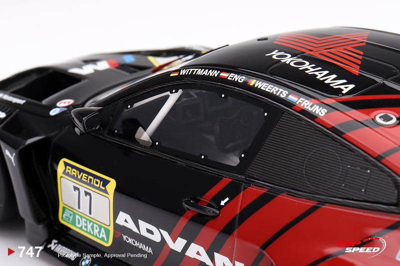 Load image into Gallery viewer, BMW M4 (G82) GT3 EVO #77 SCHUBERT MOTORSPORT NURBURGRING 24 HRS 2026 TOP SPEED 1:18

