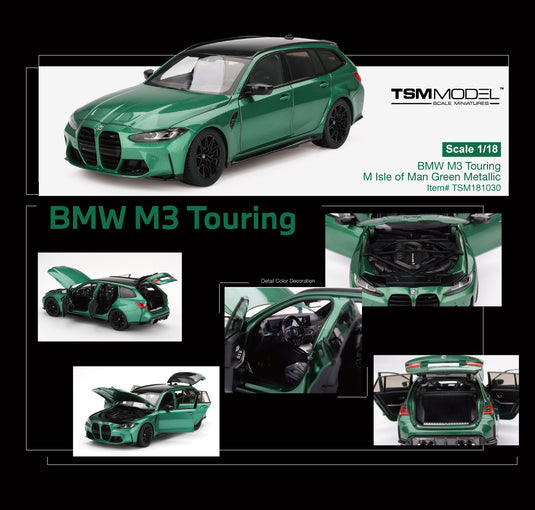Bmw M3 TOURING (G81) ISLE OF MAN GREEN METALLIC 2023 TSM Model 1:18