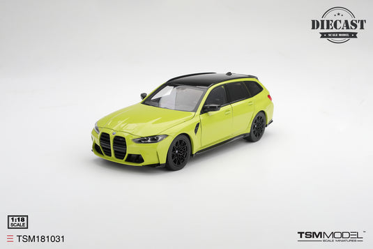 BMW M3 TOURING (G81) SAO PAULO YELLOW SOLID 2023 TSM Model 1:18