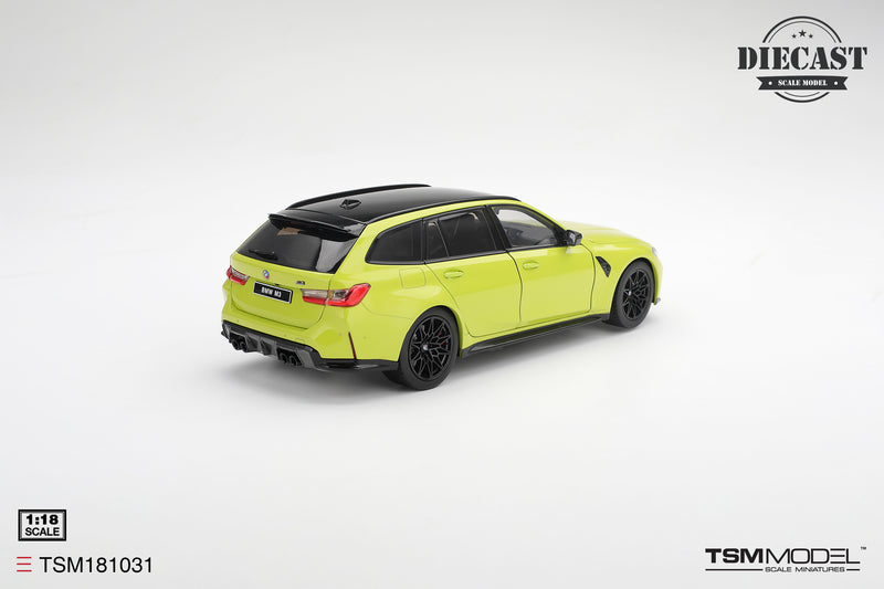 Load image into Gallery viewer, BMW M3 TOURING (G81) SAO PAULO YELLOW SOLID 2023 TSM Model 1:18
