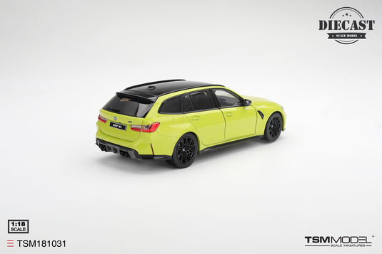 BMW M3 TOURING (G81) SAO PAULO YELLOW SOLID 2023 TSM Model 1:18