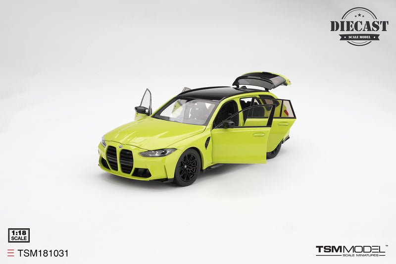 Load image into Gallery viewer, BMW M3 TOURING (G81) SAO PAULO YELLOW SOLID 2023 TSM Model 1:18
