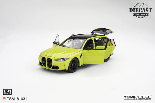 BMW M3 TOURING (G81) SAO PAULO YELLOW SOLID 2023 TSM Model 1:18