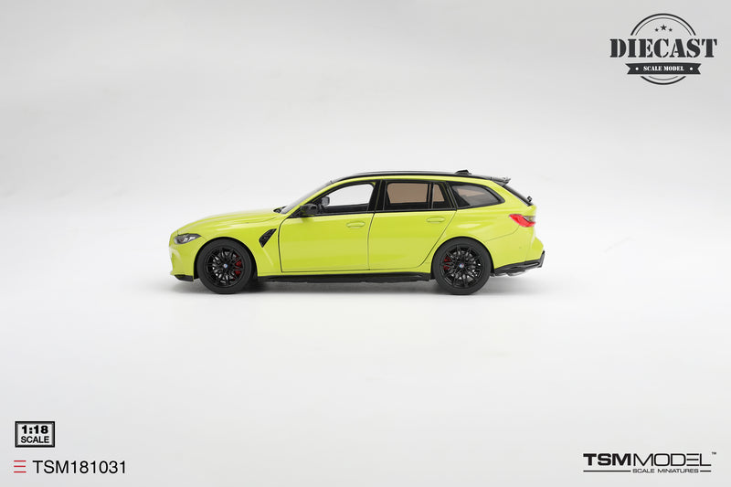 Load image into Gallery viewer, BMW M3 TOURING (G81) SAO PAULO YELLOW SOLID 2023 TSM Model 1:18
